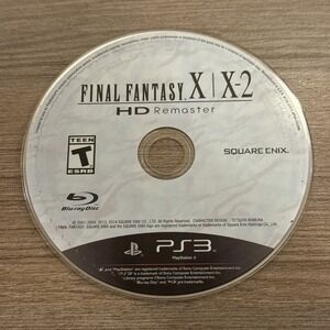 Final Fantasy‎ X/X-2 HD Remaster - Sony PlayStation 3 (PS3)  Tested Disc Only